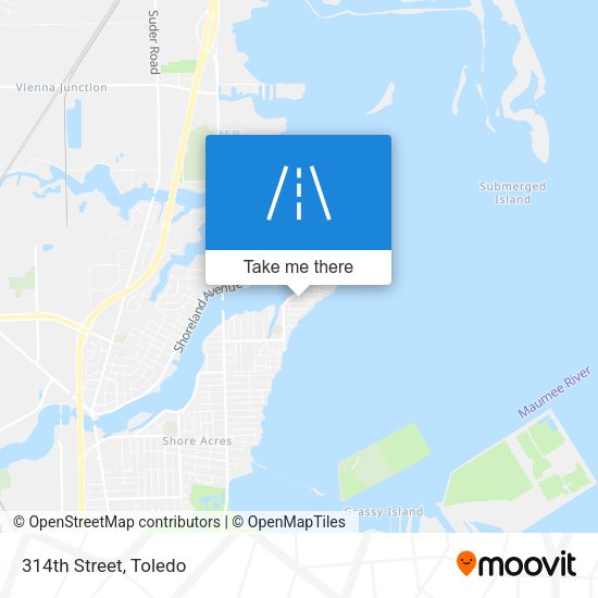 Mapa de 314th Street