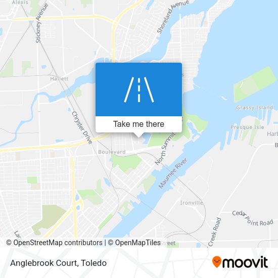 Mapa de Anglebrook Court