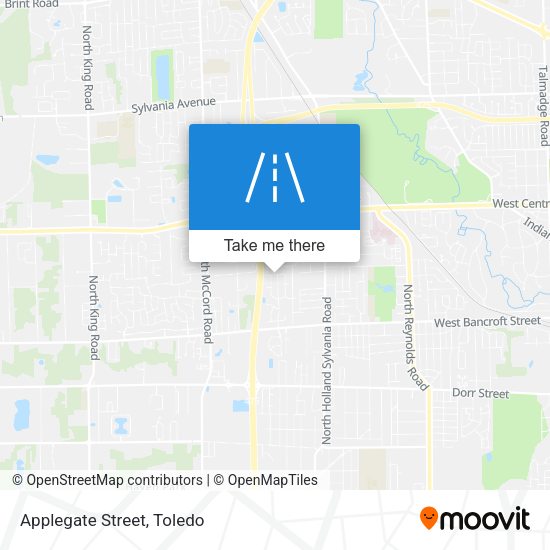 Mapa de Applegate Street
