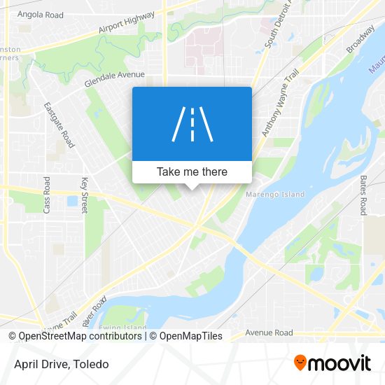 Mapa de April Drive
