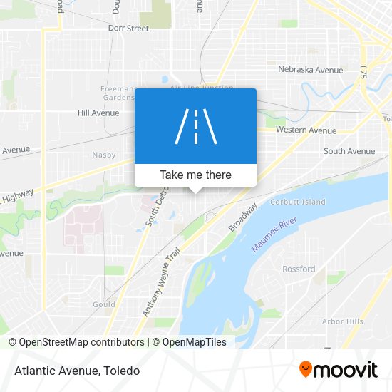 Atlantic Avenue map