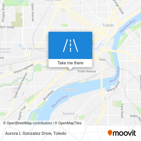 Aurora L Gonzalez Drive map