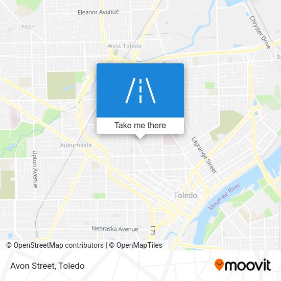 Mapa de Avon Street