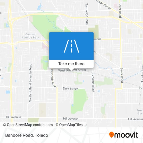 Mapa de Bandore Road