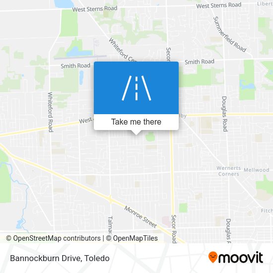 Bannockburn Drive map