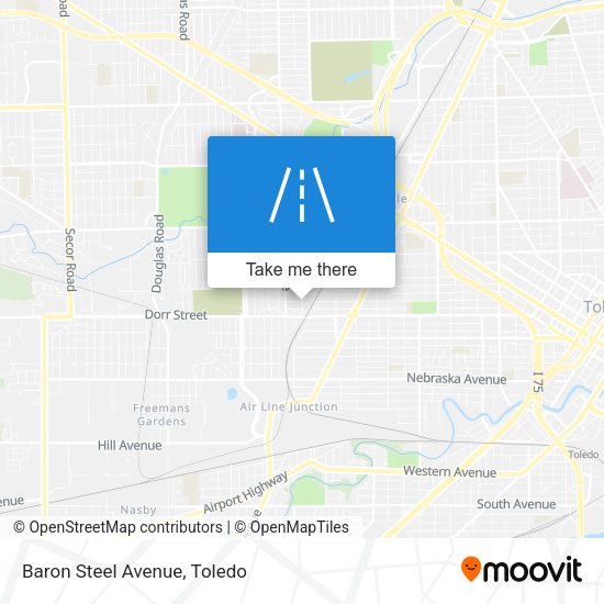 Mapa de Baron Steel Avenue