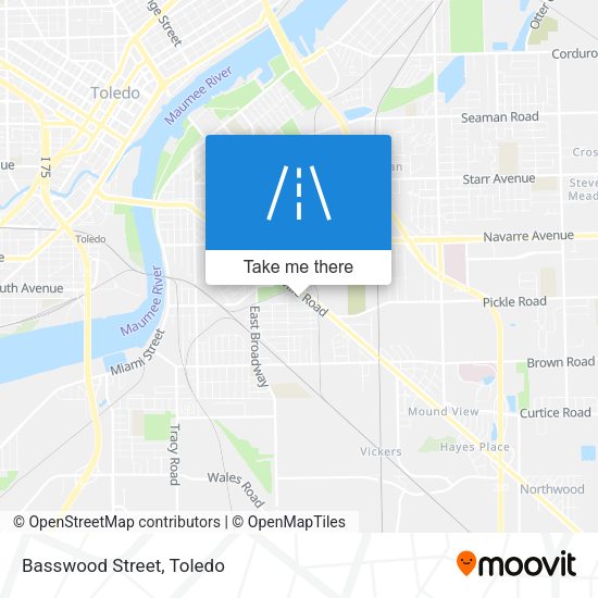 Mapa de Basswood Street
