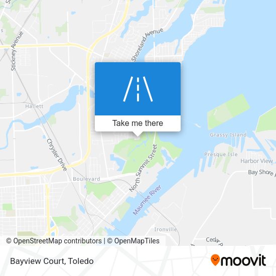 Mapa de Bayview Court