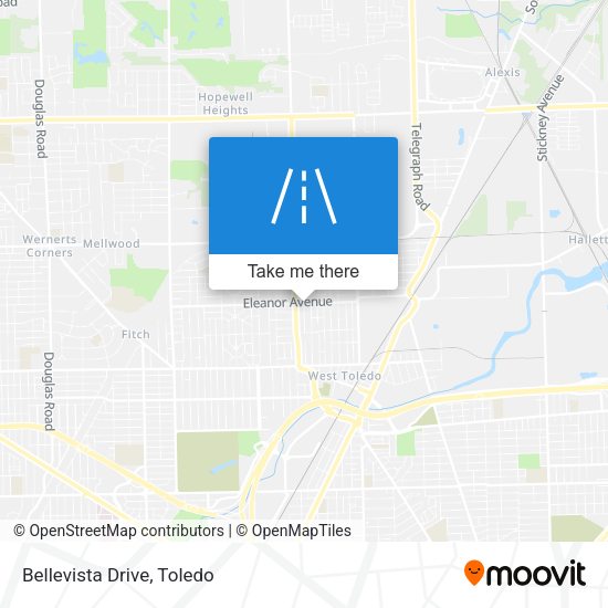 Bellevista Drive map