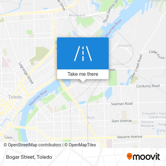 Bogar Street map