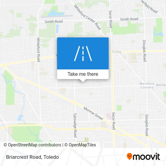Mapa de Briarcrest Road
