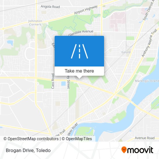 Mapa de Brogan Drive