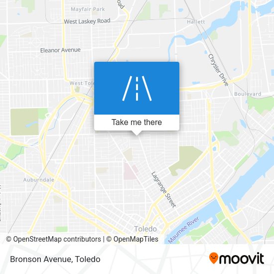 Mapa de Bronson Avenue