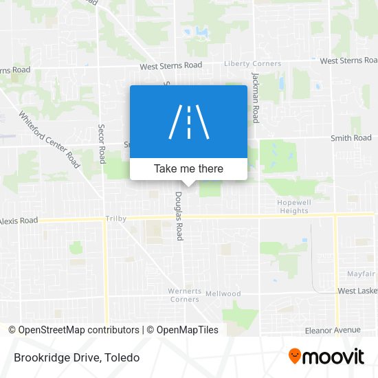 Mapa de Brookridge Drive