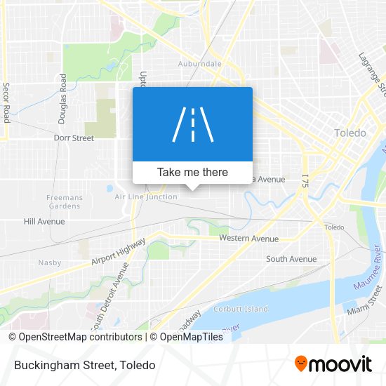 Buckingham Street map