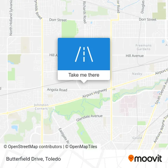 Mapa de Butterfield Drive