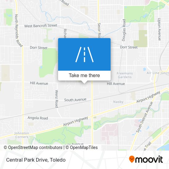 Mapa de Central Park Drive