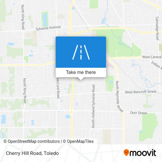 Mapa de Cherry Hill Road