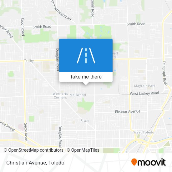 Mapa de Christian Avenue