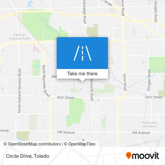 Mapa de Circle Drive