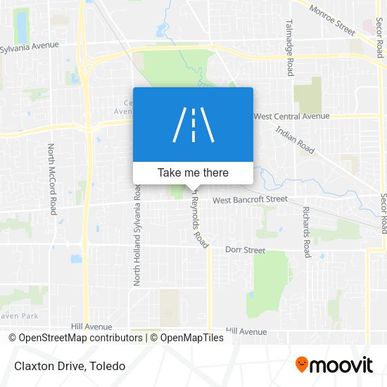Mapa de Claxton Drive