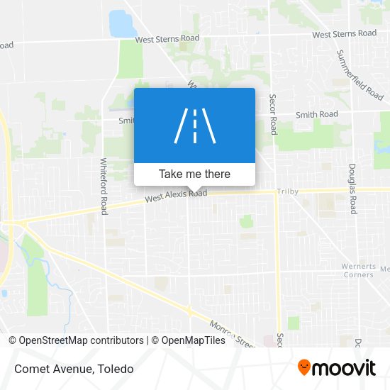 Mapa de Comet Avenue