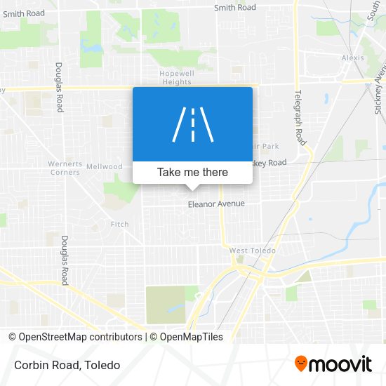 Mapa de Corbin Road