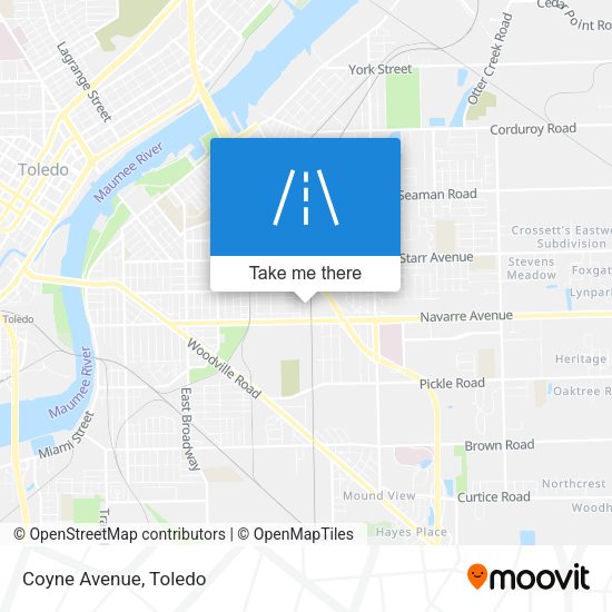 Mapa de Coyne Avenue