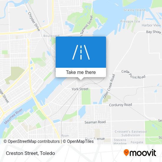 Mapa de Creston Street