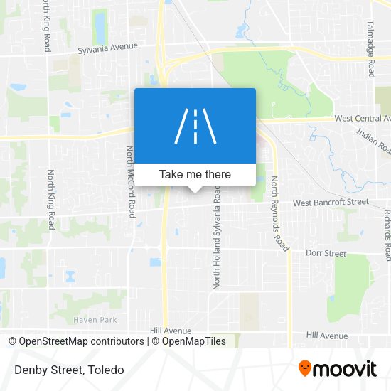 Mapa de Denby Street