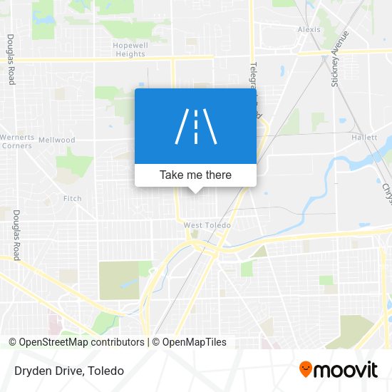 Mapa de Dryden Drive