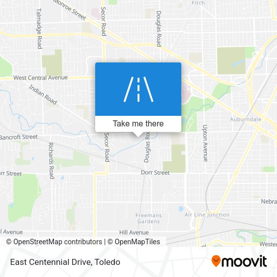 East Centennial Drive map