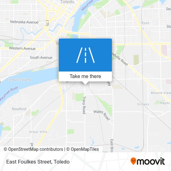 Mapa de East Foulkes Street