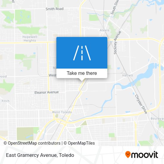 East Gramercy Avenue map