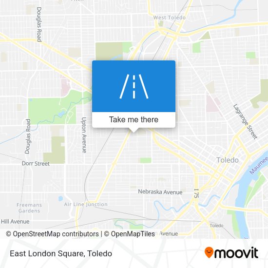 Mapa de East London Square