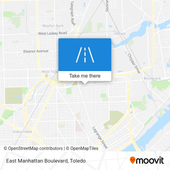 East Manhattan Boulevard map