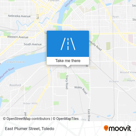 Mapa de East Plumer Street