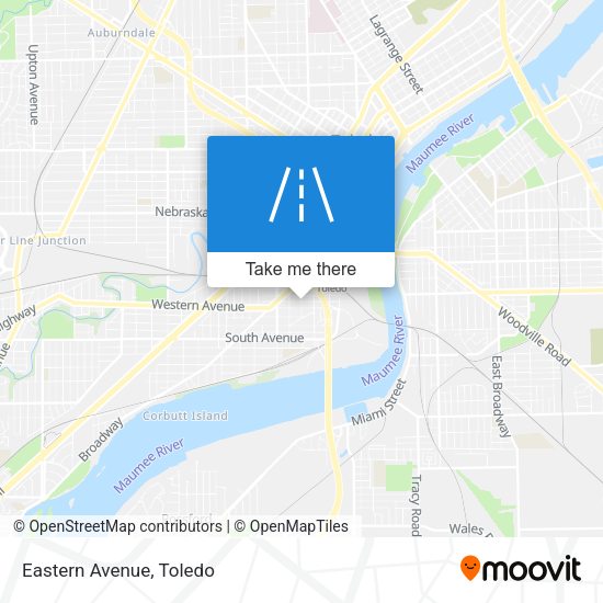 Mapa de Eastern Avenue