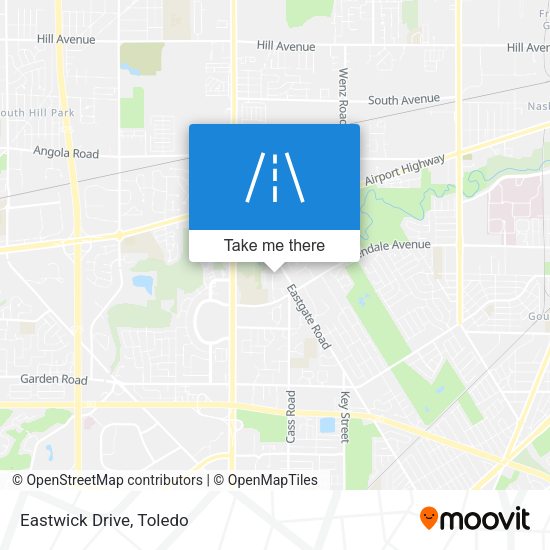 Eastwick Drive map