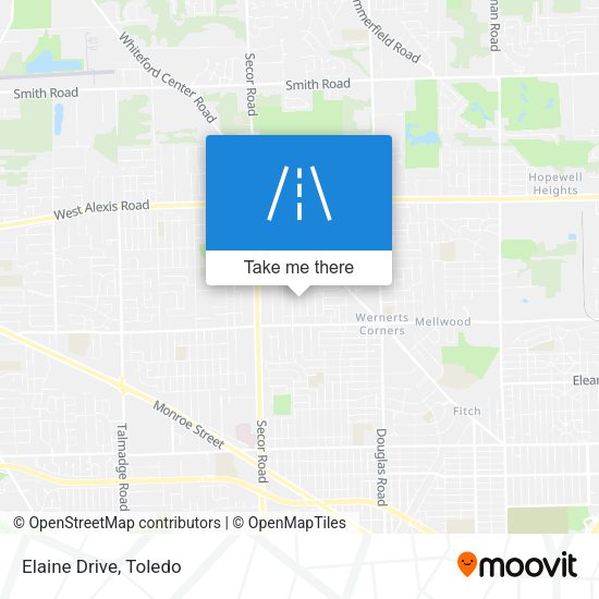 Mapa de Elaine Drive