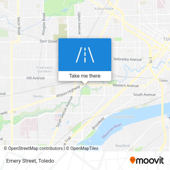Mapa de Emery Street