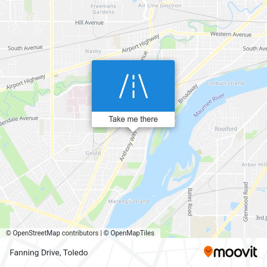 Mapa de Fanning Drive