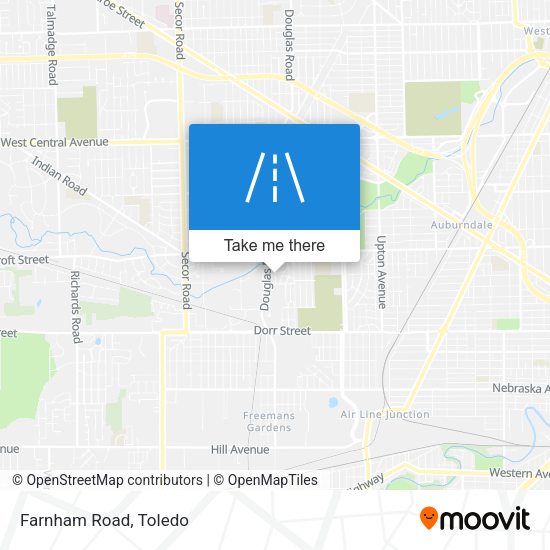 Mapa de Farnham Road