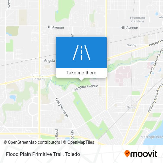 Mapa de Flood Plain Primitive Trail