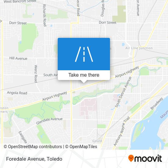 Mapa de Foredale Avenue