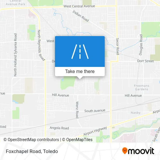 Mapa de Foxchapel Road