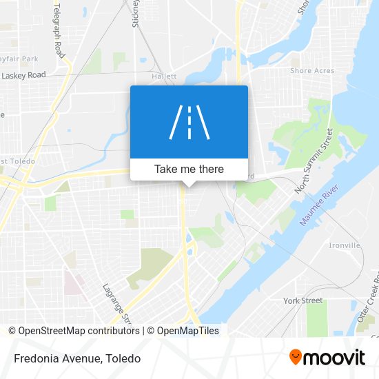 Mapa de Fredonia Avenue