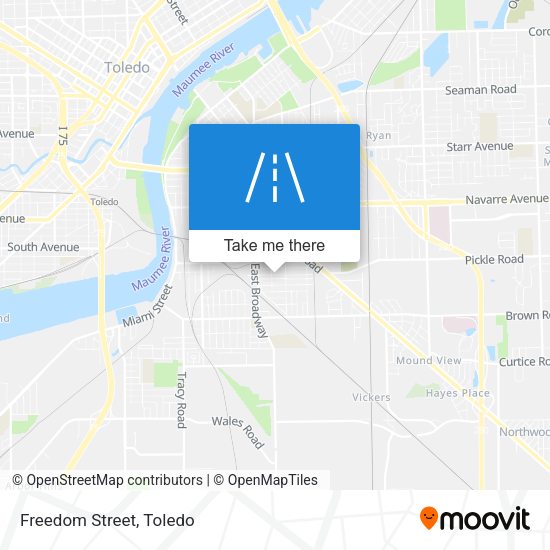 Mapa de Freedom Street
