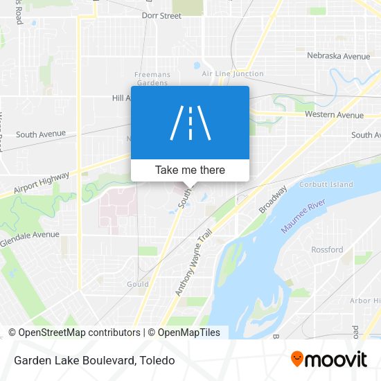 Mapa de Garden Lake Boulevard