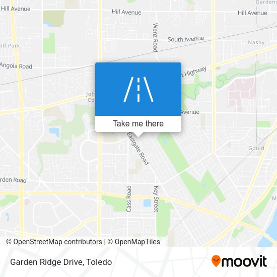 Mapa de Garden Ridge Drive